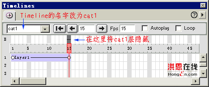 Timeline面板中的设置